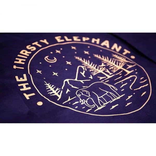 The Thirsty Elephant design detail